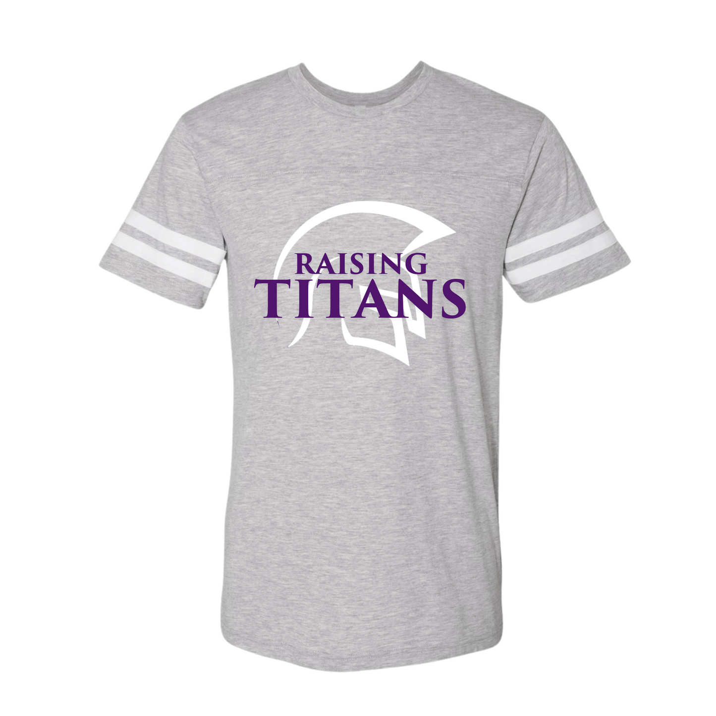 Raising Titans Stripe-Sleeve T-Shirt