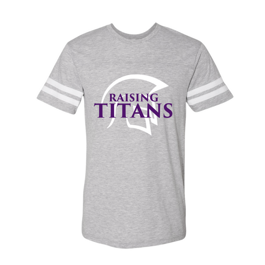 Raising Titans Stripe-Sleeve T-Shirt
