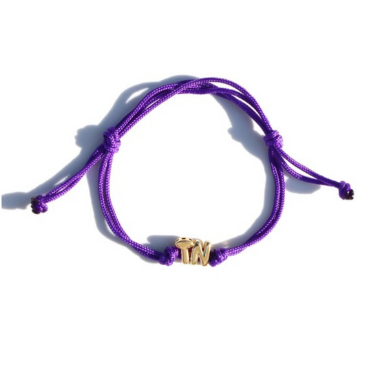 TN Bubble Letter Bracelet