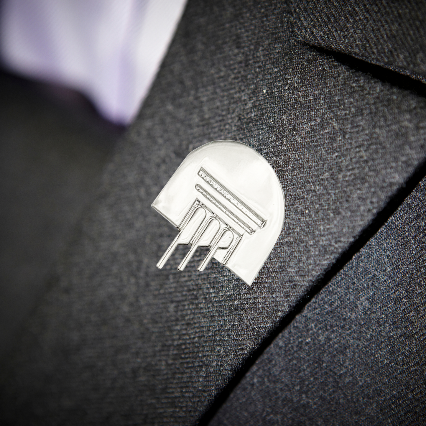 True North Pillars Lapel Pin