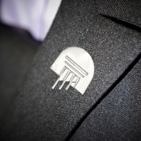 True North Pillars Lapel Pin