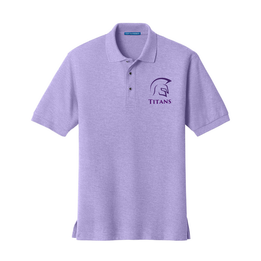 Unisex Lavender Titans Polo
