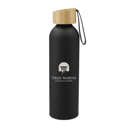 True North Aluminum Water Bottle with Bamboo Lid
